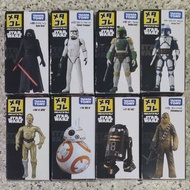 TAKARA TOMY STAR WARS 星球大戰Clone Trooper,R2-Q5, C-3PO,Chewbacca,Boba Fett,Jango Fett,Kyle Ren,BB-8 合金