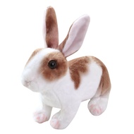 Super Soft Touch Simulation Rabbit Plush Toy Cute Rabbit Doll Little Black Rabbit Doll Girl Heart Do