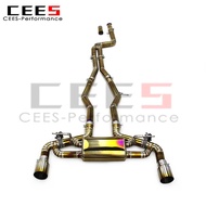 CEES Custom Valvetronic Exhaust Muffler for Toyota Supra A90 3.0T 2020-2023 Titanium Catback Exhaust