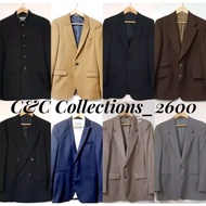 ♞,♘,♙Men's  Blazer/Jacket/Coat/Tuxedo 16-22in shoulder width S-2XL (ukay/preloved)