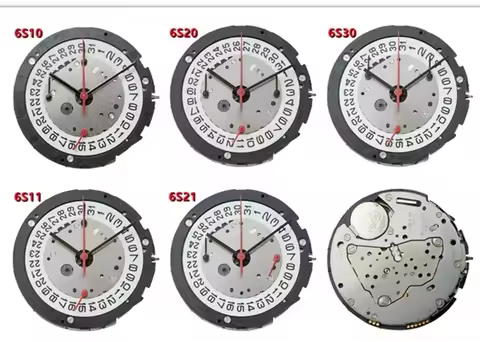 Watch parts Japan miyota chronograph quartz movement 6S10 6S20 6S30 6S11 6S21 with battery