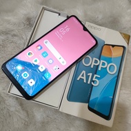 oppo a15 3/32 second fulset like new