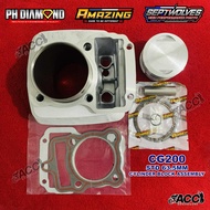 CG200 63.5MM STD Cylinder Block Set - Heavy Duty