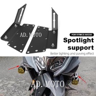 Motorcycle Spotlight bracket For KYMCO AK550 ak 550 2017-2022 foot mounted installation bracket Spor