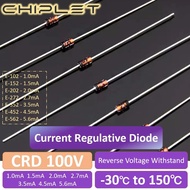 3Pcs Current Regulative Diode CRD 100V 1.0mA 1.5mA 2.0mA 2.7mA 3.5mA 4.5mA 5.6mA Reverse Voltage Wit
