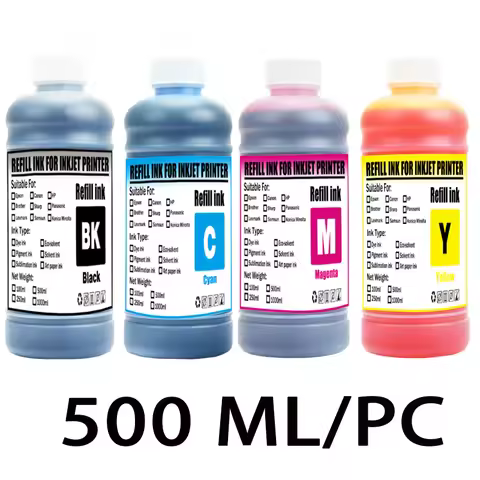 500ml Dye Ink for HP 10 82 for HP Designjet 500 500ps 800 800ps 100 110 70 K550 K5400 K8600 printer 