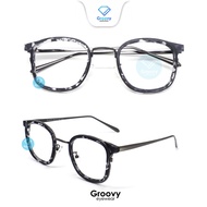 groovy eyewear - kacamata armani minus photocromic blueray bluecromic - leo hitam frame saja