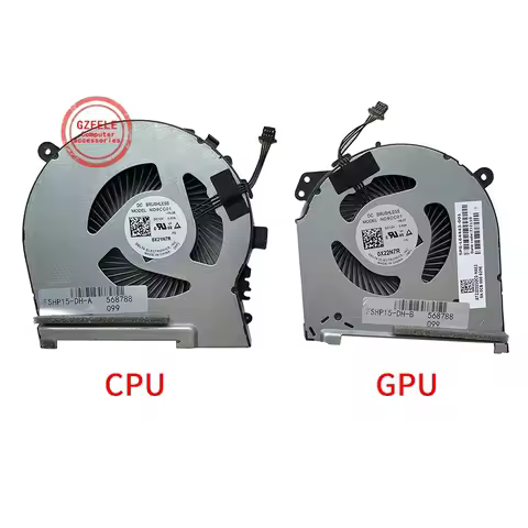 Laptop CPU GPU cooling fan cooler for HP OMEN Air 15-dh0161TX 15-DH TPN-C143 L64445-001 ND8CC01 -18L