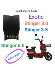Karpet Sepeda Listrik Exotic Stinger 3.0 Stinger 3.5 Stinger 5.0 BAHAN KARET