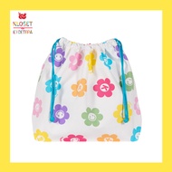 Kloset &amp; Etcetera Sunny Flower Drawstring Bag / M กระเป๋าถุงหูรูดลายดอกไม้