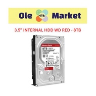 3.5” INTERNAL HDD WD RED - 8TB