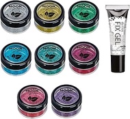 Moon Glitter Biodegradable Eco Glitter Shakers - 100% Cosmetic Bio Glitter for Face, Body, Nails, Ha