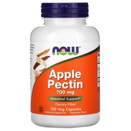 NOW Foods Apple Pectin 700 mg, 120 Veg Capsules