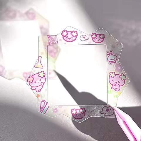 Tamagotchi Paradise Joyful Garden Transparent Faceplate Faceplate Sheet Non Adhesive In Stock