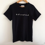 agnes b couple wear cotton short-sleeved T-shirt letter logo all-match