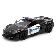 Diecast 2021 Corvette Police Kinsmart 1:36