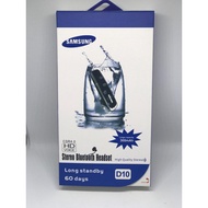 Original Samsung D10 Water Proof Wireless Bluetooth 4.1 Earphone Long 62 Hours Standby Hands free St