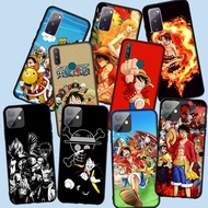 Samsung Galaxy A12 A10S A11 A10 A3S Soft Casing KB80 One Piece Luffy Anime Cartoon Cover Phone Case