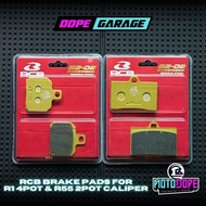 DG | RCB BRAKE PAD FOR R1 4POT CALIPER | RCB BRAKE PAD FOR R55 2POT CALIPER | RCB S2 D2 BRAKE PADS