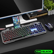 LIMEIDE T25 Set Keyboard & Mouse Set Wired 104 Thai ons Gaming Keyboard Backlight PC / Mac