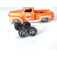 Z243 Rubber wheels Tayar getah 1:64 Hot wheels - Fifteen52 Chrome 10mm, Axle Medium