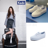 Keds White Shoes Thick-Soled Canvas Shoes Classic Women's Shoes Zheng Xiujing Same Style Increased Tall Slimmer Look Platform Shoes Korean