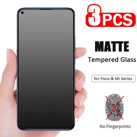 3PCS Matte Tempered Glass for Xiaomi Mi 12T 11T Pro Screen Protector for Xiaomi Mi 11 Lite 5G NE 10T