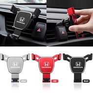 Car Interior Air Vent Phone Holder Clip Stand For Honda Accord City Civic Odyssey HRV CRV Jazz Vezel Vision Auto Cellphone Support Non-slip Phone Mount Holder Gadget Accessories