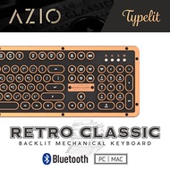 AZIO Retro Artisan BT藍牙真牛皮打字機鍵盤/ PC/MAC/ 中文版