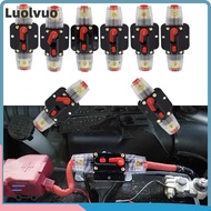 LUOLVUO Self Recovery Circuit Breaker, Resettable Insurance 60A 50A 40A 30A DC Resettable Circuit Br