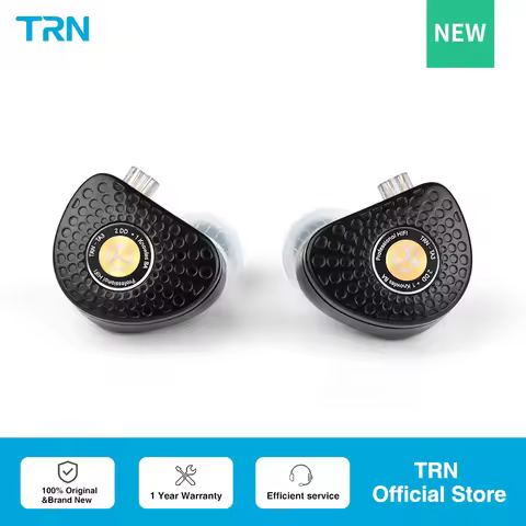 TRN TA3 Hi-FI 1BA 2DD In-ear Monitors Earphones Knowles Hybrid Beryllium-plated Dynamic Metal Runnin