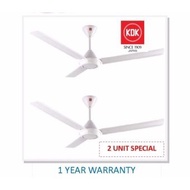 KDK K15V0 60inch Ceiling Fan (Twin Pack) + Mystery Free Gift