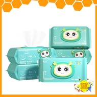 Baby Non-Alcohol Toilet Wipes Children's Portable Wet Tissue Antibacterial Wet Tissue Disposable Toi