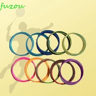 FUZOU Colorful Rainbow Badminton String, Elastic Colorful Badminton Racket Strings, Training Strings