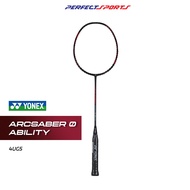 [Free String + Grip] YONEX ARCSABER 0 ABILITY DARK WINE BADMINTON RACKET 4U5