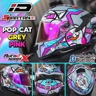 สีพิเศษมีขายที่นี่เท่านั้น หมวกกันน็อค iD SPARTAN BT โฉมใหม่ 2025 รองรับการติดตั้งบลูทูธ