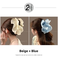 NING ZHOU | Oversized Cloud Flare Design Back-of-the-Head Hair Clips Hair Accessories