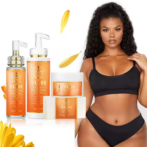 AILKE Vitamin C Whitening Set for Women, Reduce Dark Spots, Hyperpigmentation, Skin Moisturizer, Wit
