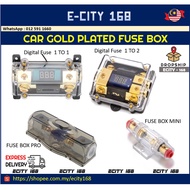 Fuse Holder 60A 100A | Gold Plated Fuse Holder | Car Audio Amplifier Fuse Holder | Amp Fuse