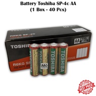 Toshiba Heavy Duty AA 1.5V Battery [1Box-40Pcs]/Bateri Toshiba AA [1Kotak-40Biji] - 100% Original/Lo