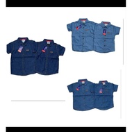 baju denim kemjah  uinsix 2y-12y premium