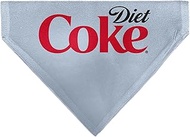 Coca-Cola Pet Bandana Diet Coke Logo Gray Black Red Slip On Collar Bandana Only