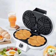 Household Love Waffle Machine Sandwich Maker Double-Plate Waffle Maker Panini Breakfast MachineWaffle maker