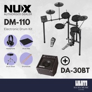 NUX DM-110 Electronic Drum Kit + NUX DA-30BT 30W Amplifier