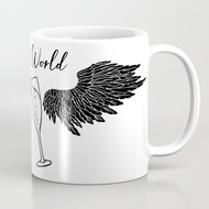 Mug Kopi Champagne Good Omens mug Ke dunia Crowley Aziraphale