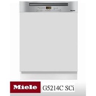 【來殺價~】德國MIELE 半嵌式洗碗機 G5214C SCi冷凝烘乾+自動開門 原廠保固 220V
