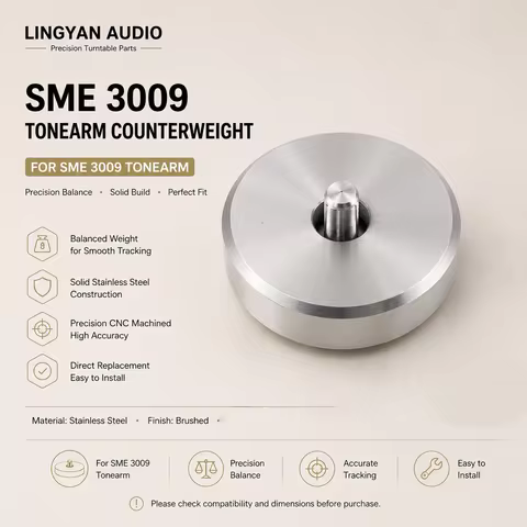 SME 3009 Tonearm Counterweight Balance Weight for Vinyl Turntable Record Player Replacement Parts