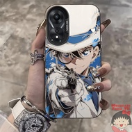 Fast ️OPPO A38 4G A18 A60 A58 A79 5G Reno 12F&For Iphone Case Phantom Thief Kid wi Imd Matte Protect