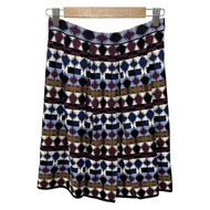 N21 Numero Ventuno Skirt Knit ivory Size 3 Knee-length Multi Women black Direct from Japan Secondhan