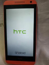 HTC  Desire 610 D610x 亮橘手機 電池續電不佳 面板顯示良好 當零件機